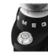 Smeg CGF03BLEU Molinillo de Café, 50's Style, Negro