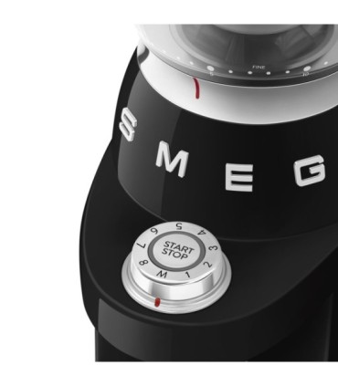 Smeg CGF03BLEU Molinillo de Café, 50's Style, Negro