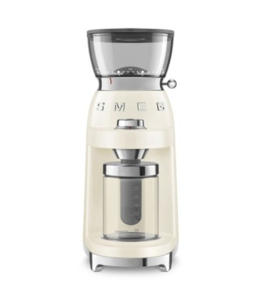 Smeg CGF03CREU Molinillo de Café, 50's Style, Crema