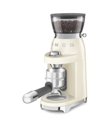 Smeg CGF03CREU Molinillo de Café, 50's Style, Crema