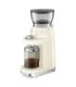 Smeg CGF03CREU Molinillo de Café, 50's Style, Crema