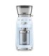 Smeg CGF03PBEU Molinillo de Café, 50's Style, Azul