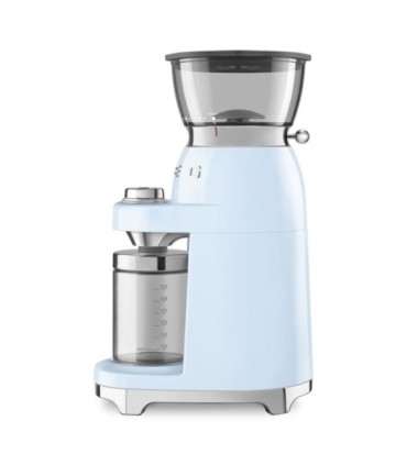 Smeg CGF03PBEU Molinillo de Café, 50's Style, Azul