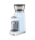 Smeg CGF03PBEU Molinillo de Café, 50's Style, Azul