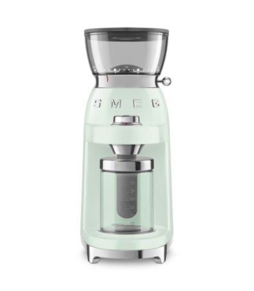 Smeg CGF03PGEU Molinillo de Café, 50's Style, Verde