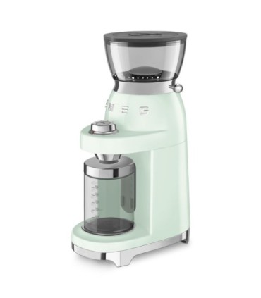 Smeg CGF03PGEU Molinillo de Café, 50's Style, Verde