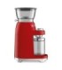 Smeg CGF03RDEU Molinillo de Café, 50's Style, Rojo