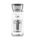 Smeg CGF03WHEU Molinillo de Café, 50's Style, Blanco