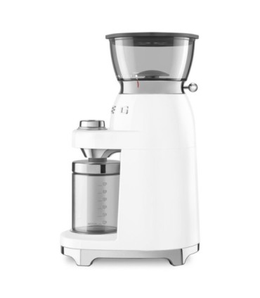 Smeg CGF03WHEU Molinillo de Café, 50's Style, Blanco