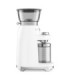 Smeg CGF03WHEU Molinillo de Café, 50's Style, Blanco