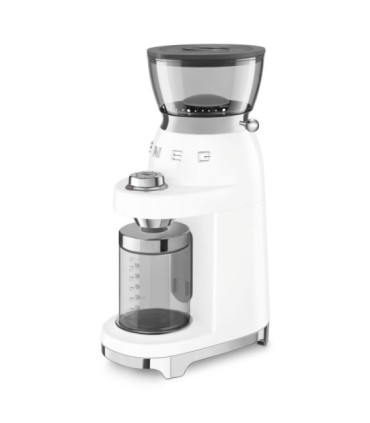 Smeg CGF03WHEU Molinillo de Café, 50's Style, Blanco