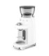Smeg CGF03WHEU Molinillo de Café, 50's Style, Blanco