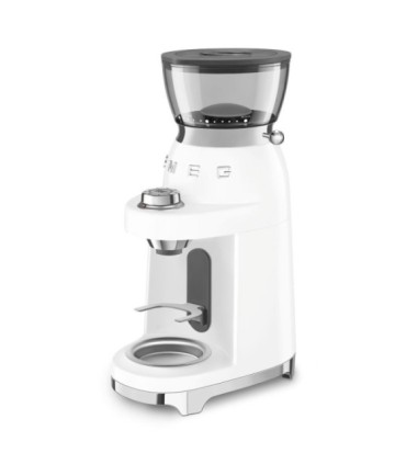Smeg CGF03WHEU Molinillo de Café, 50's Style, Blanco