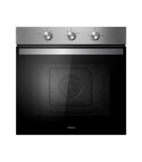 Teka HBB 6060 SS Horno multifunción con 8 funciones de cocinado y mandos extraíbles, Acero inoxidable, Serie Easy