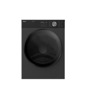 Teka WM 40843 D Lavadora con capacidad para 8 kg, panel táctil y 16 programas, Acero negro, Serie Total