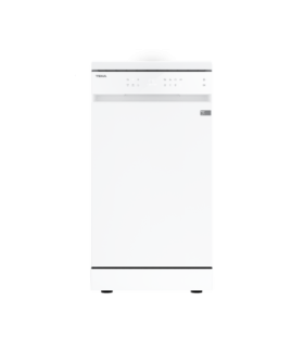 Teka DFS 240EW Lavavajillas libre instalación 45 cm SmartCare Series para 10 cubiertos, Blanco, Serie Easy