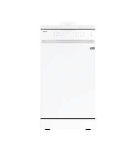 Teka DFS 440CW Lavavajillas libre instalación 45 cm HomeCare Series para 10 cubiertos, Blanco, Serie Total