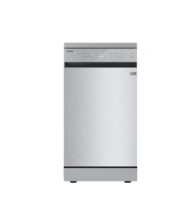 Teka DFS 440CX Lavavajillas libre instalación 45 cm HomeCare Series para 10 cubiertos, Acero inoxidable, Serie Total