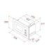 Teka MB 6200 BI FBK Microondas integrable con mandos mecánicos y 5 niveles de potencia, 20 L, Serie Total