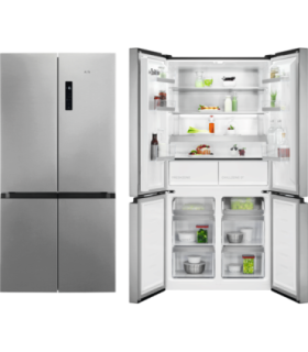 AEG RMB952D6VU Frigorífico multipuerta de libre instalación de 190 x 90,5 cm, Acero inoxidable