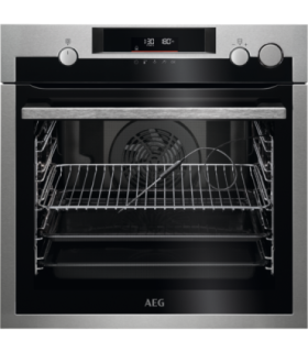 AEG BPE577161M Horno de vapor Serie 7000 SteamCrisp con limpieza pirolítica, Acero inoxidable