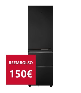 Teka RBF 87670 SLN G1 Frigorífico Combi In-Line Series Infinity G1 Italdesign Giugiaro, Negro mate, Serie Maestro, 191 x 60 cm