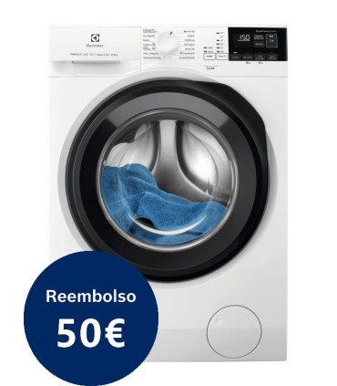 Electrolux EW7W4943EB Lavadora secadora de libre instalación de 9 kg y 1400 r.p.m., Blanco