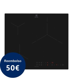 Electrolux EIT61336CT Placa de inducción de 60 cm, Negro mate