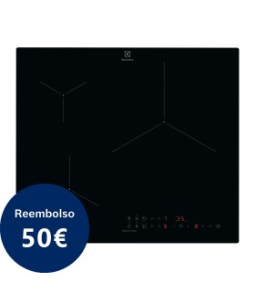 Electrolux EIT61336CB Placa de inducción de 60 cm, Negro