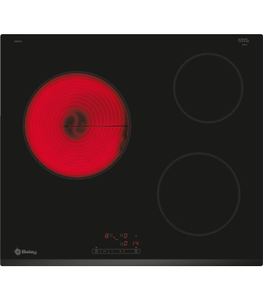 Balay 3EB714LR Placa vitrocerámica, 60 cm, negro