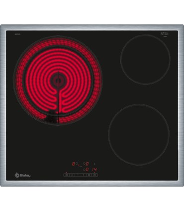 Balay 3EB715XR Placa vitrocerámica, 60 cm, negro