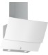 Balay 3BC565GB Campana decorativa de pared inclinada, 60 cm, Cristal blanco