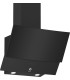 Balay 3BC565GN Campana decorativa de pared inclinada, 60 cm, Cristal negro