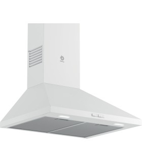 Balay 3BC666MB Campana decorativa de pared piramidal, 60 cm, Blanco