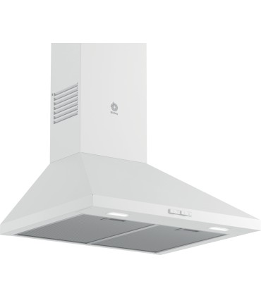 Balay 3BC666MB Campana decorativa de pared piramidal, 60 cm, Blanco