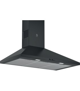 Balay 3BC696MN Campana decorativa de pared piramidal, 90 cm, Negro