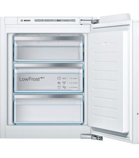 Bosch GIV11AFE0 Serie 6, Congelador integrable, 71.2 x 55.8 cm, bisagra plana
