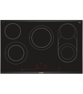 Bosch PKM875DP1D Serie 8, Placa vitrocerámica, 80 cm, negro