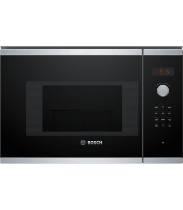 Bosch BEL523MS0 Serie 4, Microondas integrable, 60 x 38 cm, Acero inoxidable