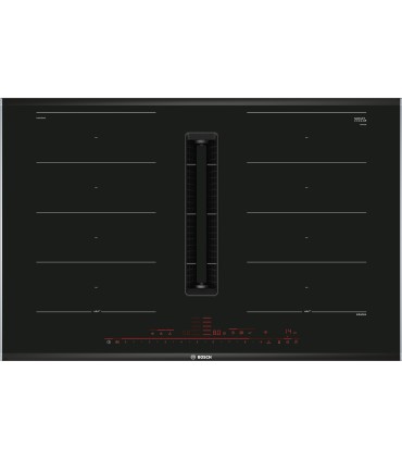 Bosch PXX875D67E Serie 8, Placa de inducción con extractor integrado, 80 cm