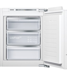 Siemens GI11VAFE0 iQ500, Congelador integrable, 71.2 x 55.8 cm, bisagra plana