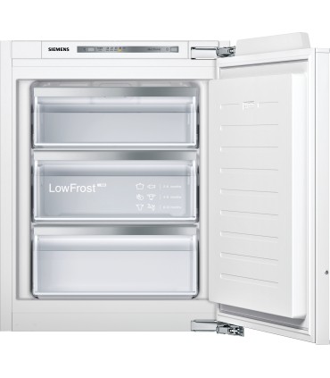 Siemens GI11VAFE0 iQ500, Congelador integrable, 71.2 x 55.8 cm, bisagra plana
