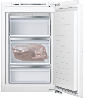 Siemens GI21VAFE0 iQ500, Congelador integrable, 87.4 x 55.8 cm, bisagra plana
