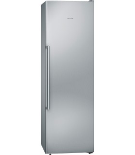 Siemens GS36NAIEP iQ500, Congelador de libre instalación, 186 x 60 cm, Acero inoxidable antihuellas
