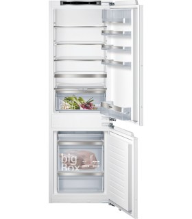 Siemens KI86SAFE0 iQ500, Frigorífico combinado integrable, 177.2 x 55.8 cm, bisagra plana
