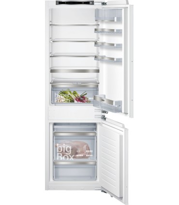 Siemens KI86SAFE0 iQ500, Frigorífico combinado integrable, 177.2 x 55.8 cm, bisagra plana