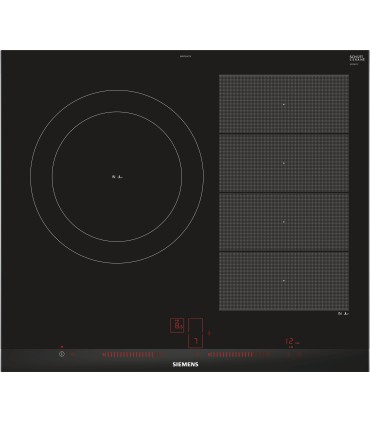 Siemens EX675LJC1E iQ700, Placa inducción, 60 cm, negro
