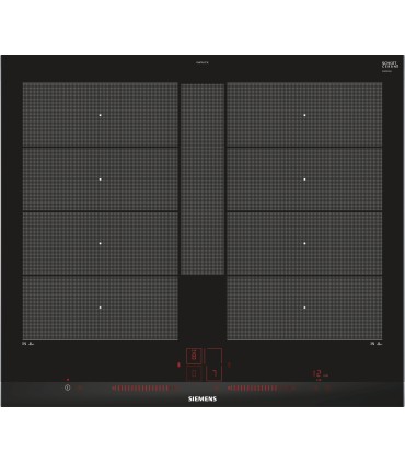Siemens EX675LYC1E iQ700, Placa inducción, 60 cm, negro