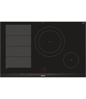 Siemens EX875LEC1E iQ700, Placa inducción, 80 cm, negro