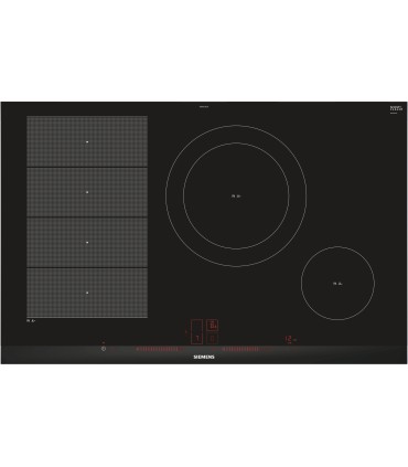 Siemens EX875LEC1E iQ700, Placa inducción, 80 cm, negro